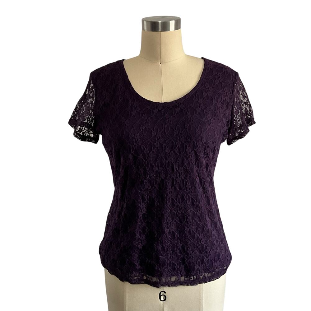 Laura Scott Floral Whimsigoth Top: Size S